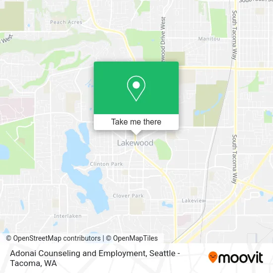 Mapa de Adonai Counseling and Employment