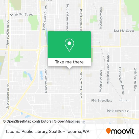 Mapa de Tacoma Public Library