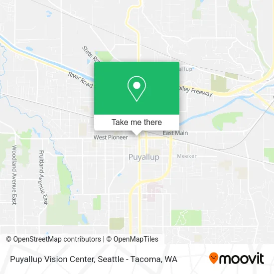 Mapa de Puyallup Vision Center