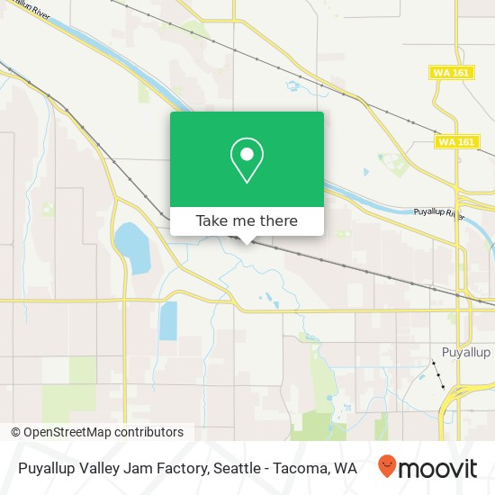 Puyallup Valley Jam Factory map