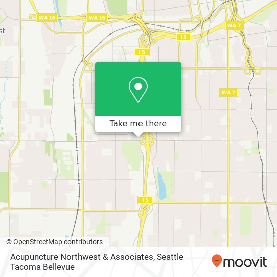 Mapa de Acupuncture Northwest & Associates