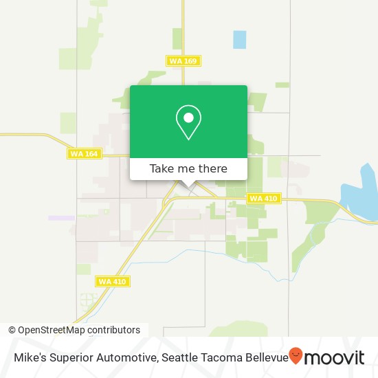 Mike's Superior Automotive map