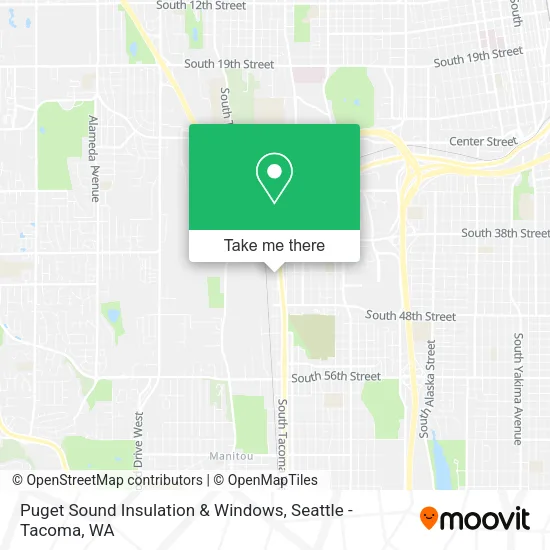 Mapa de Puget Sound Insulation & Windows