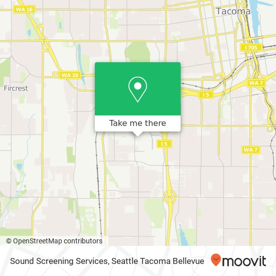 Sound Screening Services map