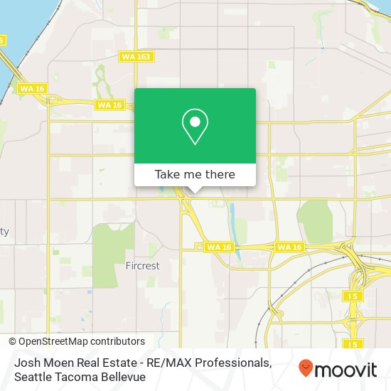 Mapa de Josh Moen Real Estate - RE / MAX Professionals