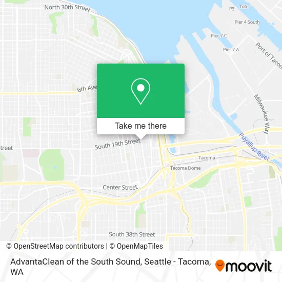 Mapa de AdvantaClean of the South Sound