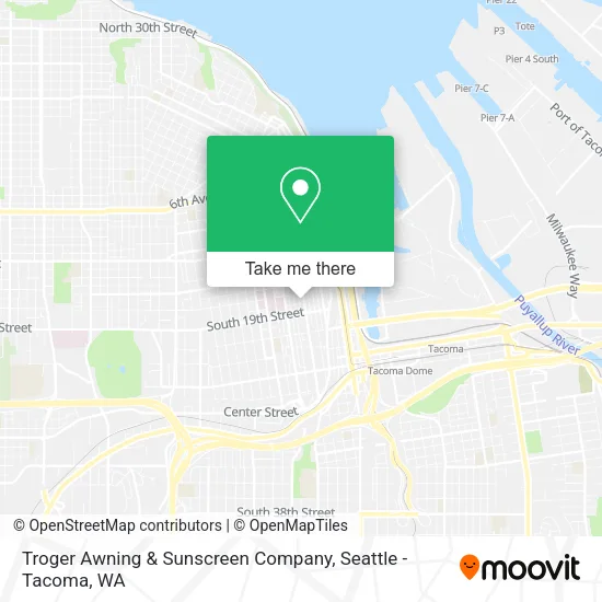 Mapa de Troger Awning & Sunscreen Company