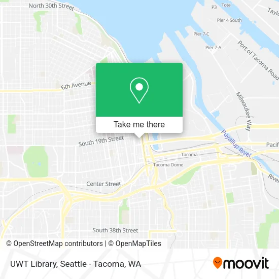 Mapa de UWT Library
