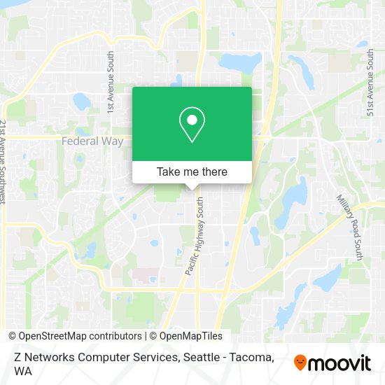 Z Networks Computer Services map