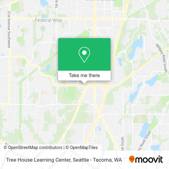 Tree House Learning Center map