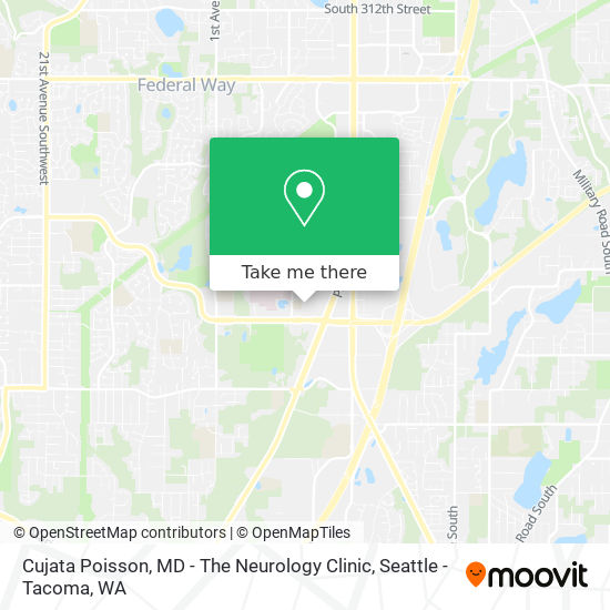 Cujata Poisson, MD - The Neurology Clinic map