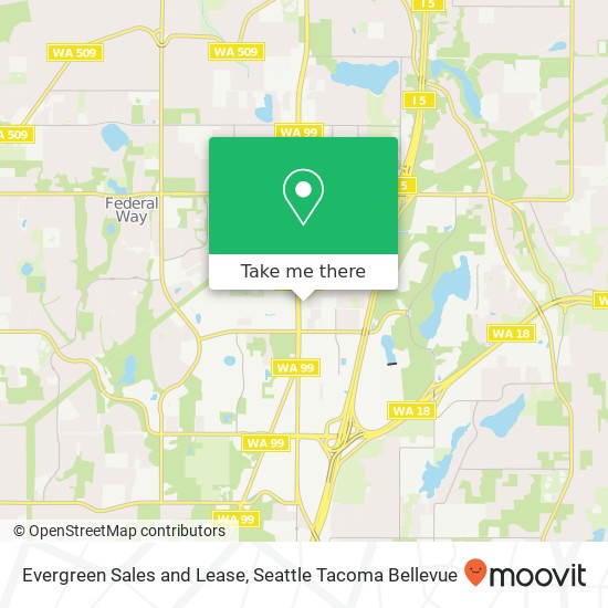 Evergreen Sales and Lease map