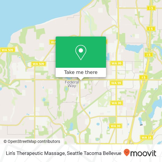 Lin's Therapeutic Massage map