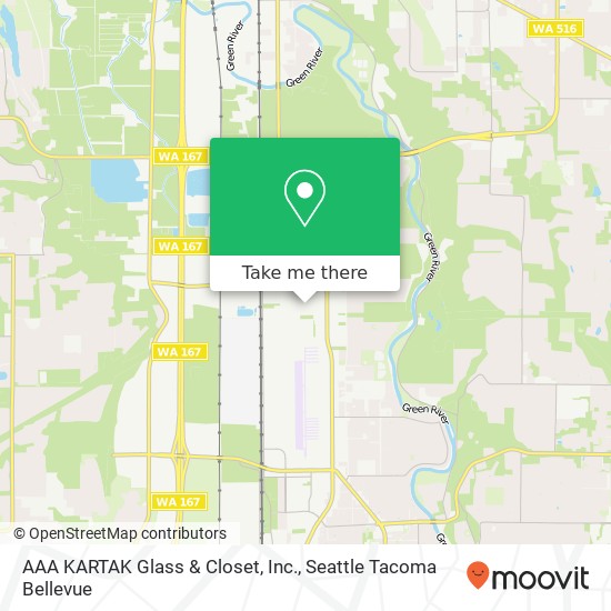 AAA KARTAK Glass & Closet, Inc. map