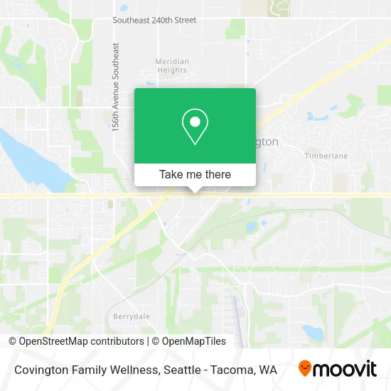 Covington Family Wellness map