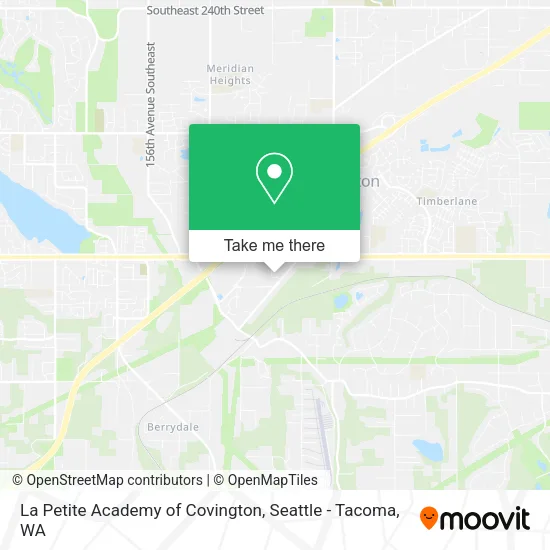 La Petite Academy of Covington map