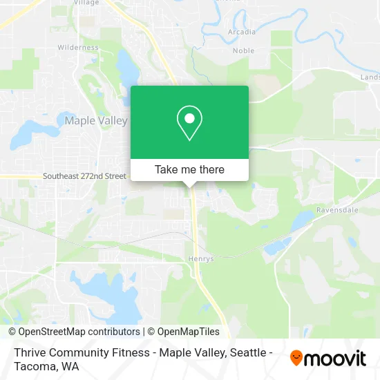 Mapa de Thrive Community Fitness - Maple Valley