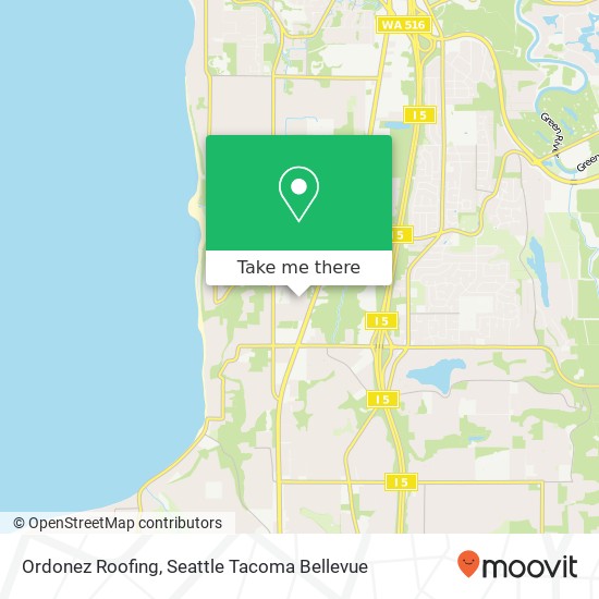 Ordonez Roofing map