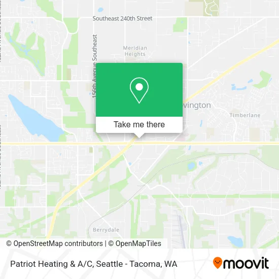 Mapa de Patriot Heating & A/C