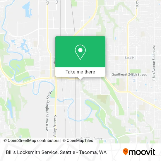 Bill's Locksmith Service map