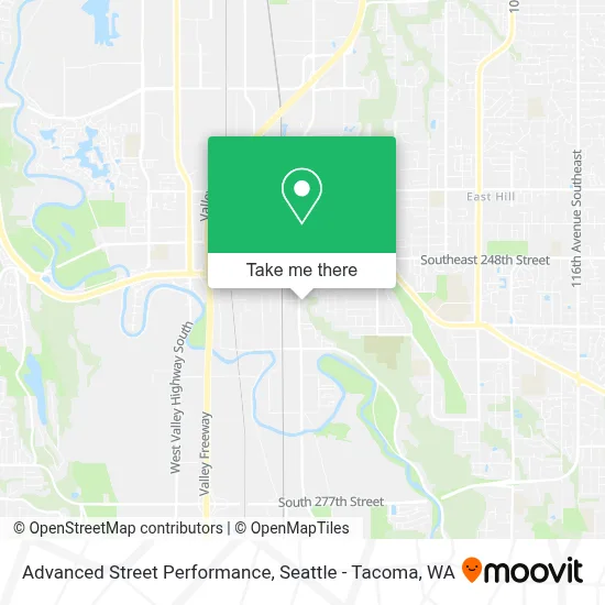 Advanced Street Performance map