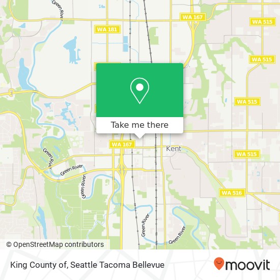 King County of map