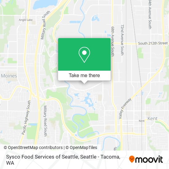 Sysco Food Services of Seattle map