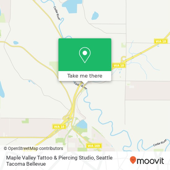 Maple Valley Tattoo & Piercing Studio map