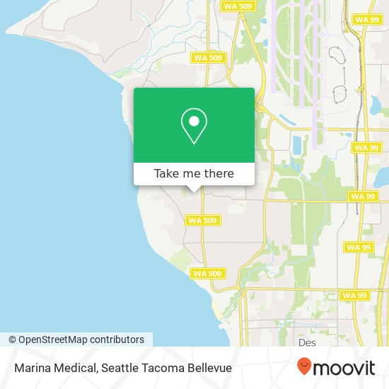 Marina Medical map