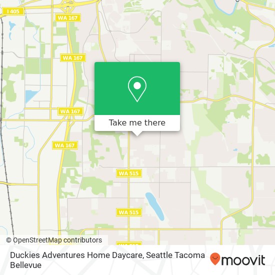 Mapa de Duckies Adventures Home Daycare