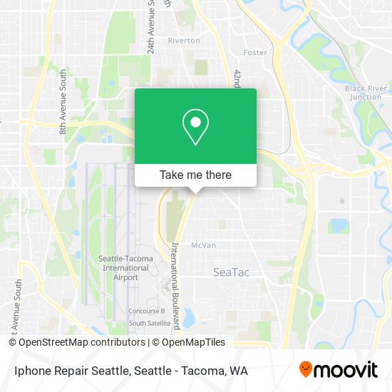 Mapa de Iphone Repair Seattle