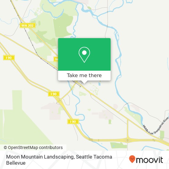 Mapa de Moon Mountain Landscaping