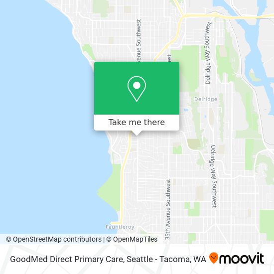 GoodMed Direct Primary Care map