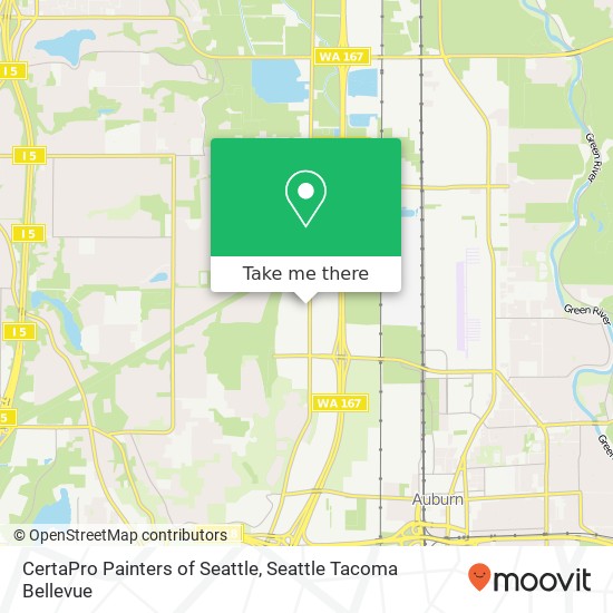 CertaPro Painters of Seattle map