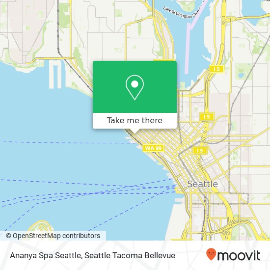 Ananya Spa Seattle map