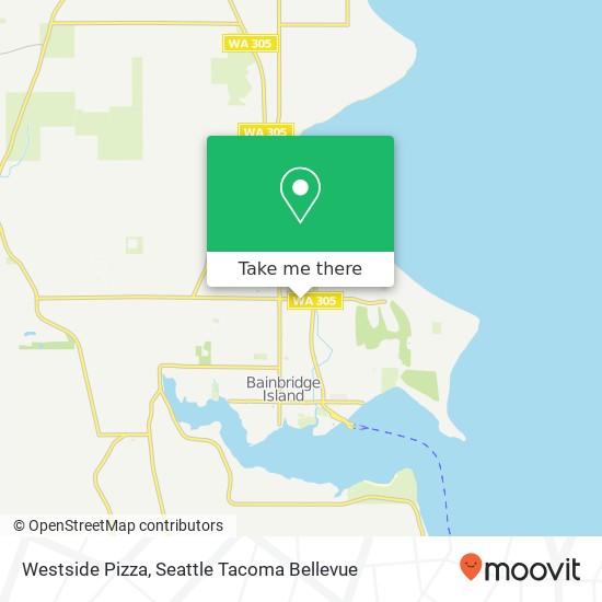 Westside Pizza map