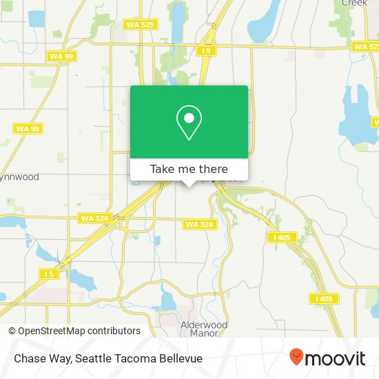 Chase Way map