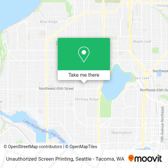 Mapa de Unauthorized Screen Printing