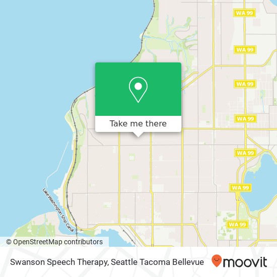 Swanson Speech Therapy map