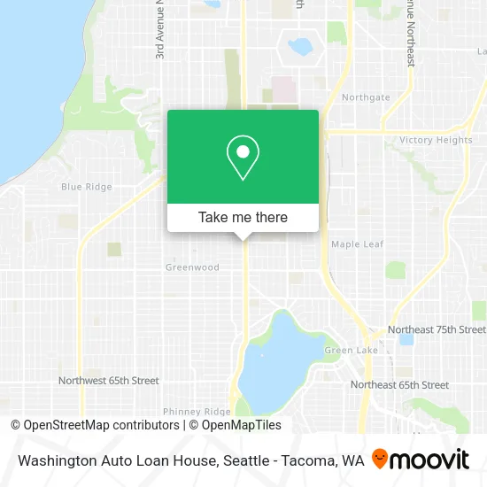 Washington Auto Loan House map