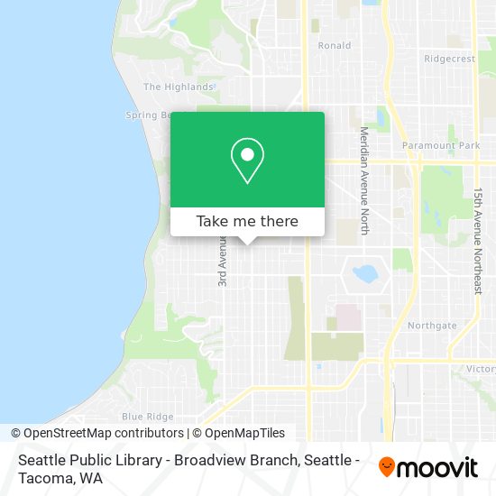 Seattle Public Library - Broadview Branch map