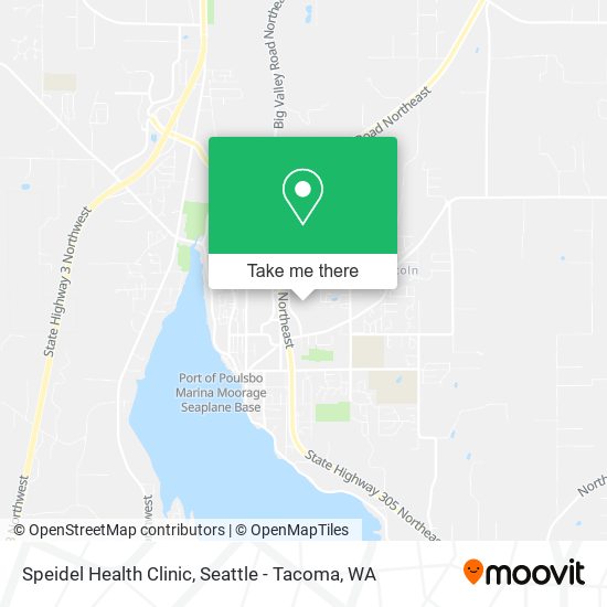 Speidel Health Clinic map