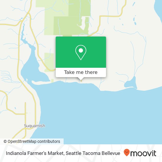 Mapa de Indianola Farmer's Market