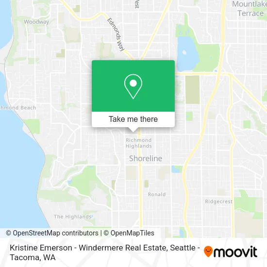Kristine Emerson - Windermere Real Estate map