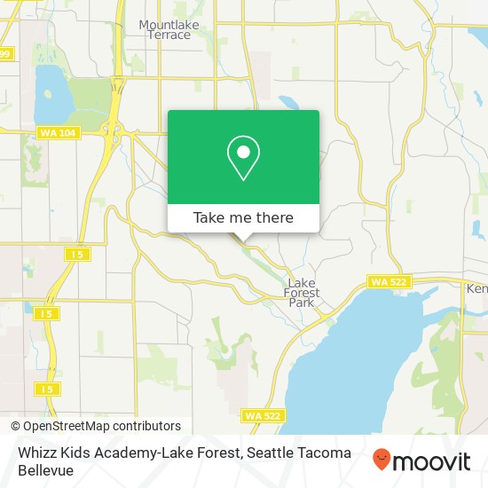 Whizz Kids Academy-Lake Forest map