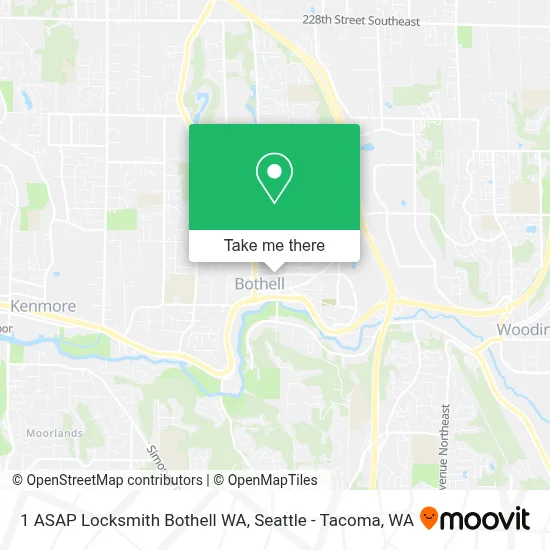 1 ASAP Locksmith Bothell  WA map