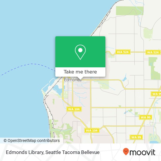 Edmonds Library map