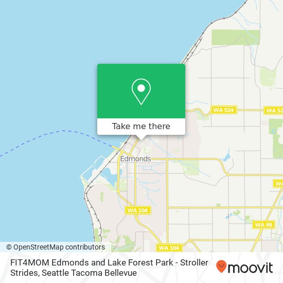 Mapa de FIT4MOM Edmonds and Lake Forest Park - Stroller Strides