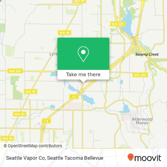 Seattle Vapor Co map