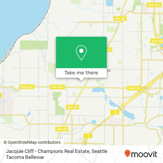 Jacquie Cliff - Champions Real Estate map